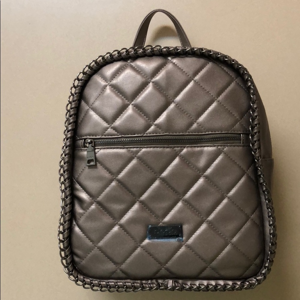Bebe Los Angeles Devon Backpack Pewter